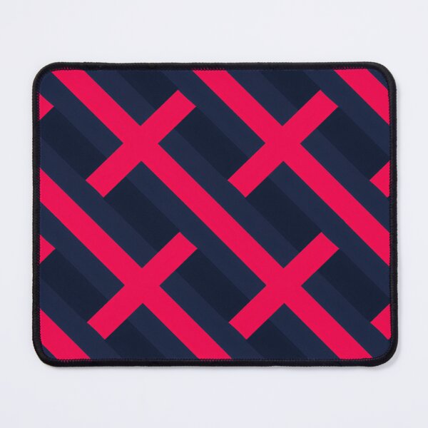 Item preview, Abstract Stripe Weave Pattern in Navy Blue and Pink v1 designed and sold by BuzzworthyShop.