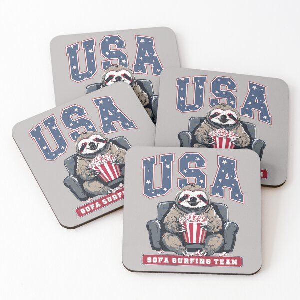 Item preview, USA Sofa Surfing Game, USA Summer Games funny graphic designed and sold by Creative-Hearts.