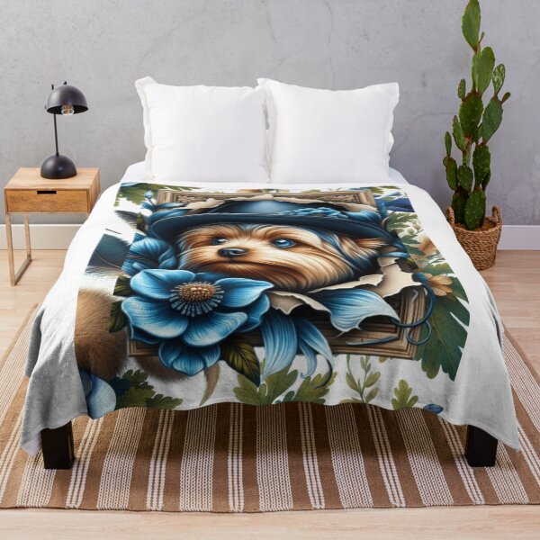 Item preview, Botanical Frame T-Shirt yorkie designed and sold by Puppy Paws.