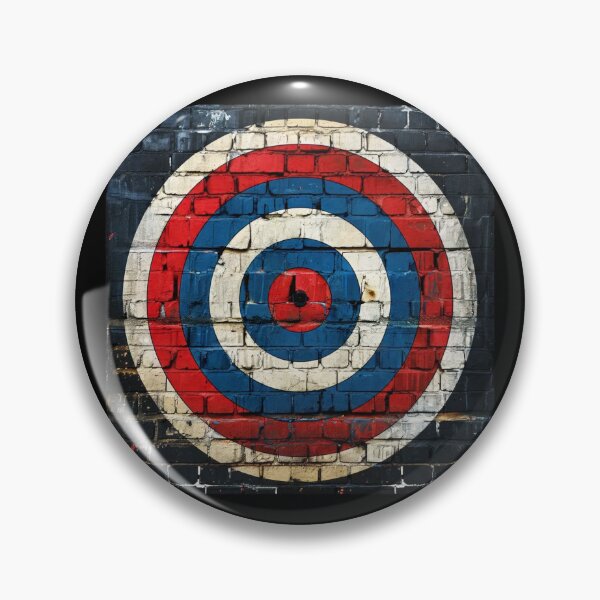 Item preview, Brickwork Abstract Classic Retro RAF mod roundel designed and sold by ModSupporters.