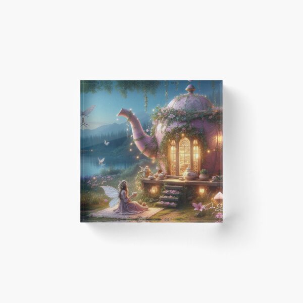 Item preview, Whimsical Fairy and Enchanting Teapot House designed and sold by CEnchantment.
