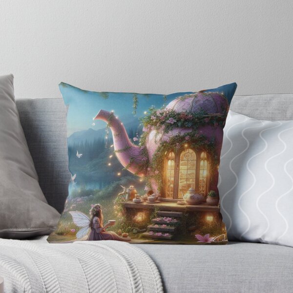 Item preview, Whimsical Fairy and Enchanting Teapot House designed and sold by CEnchantment.