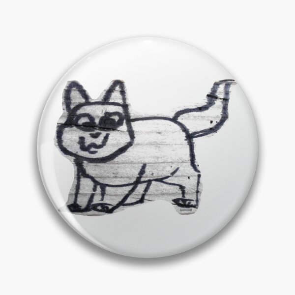 Item preview, Grinning graffiti cat on wood designed and sold by ZoffArt-Shop.
