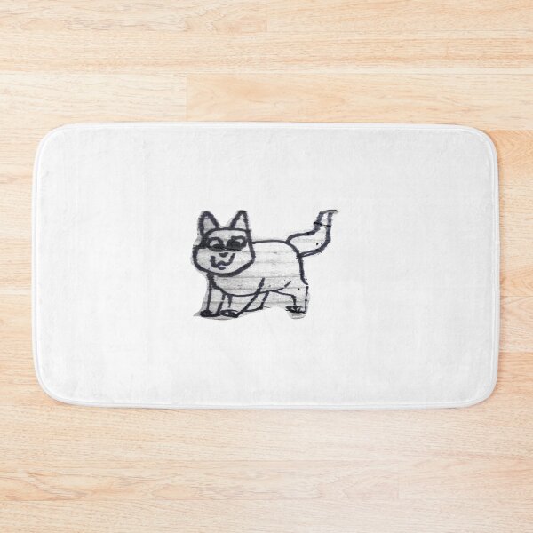Item preview, Grinning graffiti cat on wood designed and sold by ZoffArt-Shop.