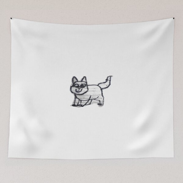 Item preview, Grinning graffiti cat on wood designed and sold by ZoffArt-Shop.
