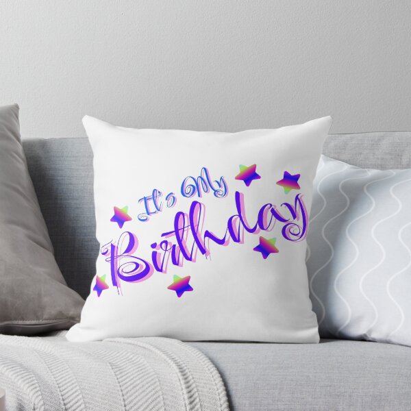 Artikelvorschau, Es ist mein Geburtstag. Design in Blau, Violett und Sternen. Lasst uns feiern! entworfen und verkauft von FreeSoulLab.