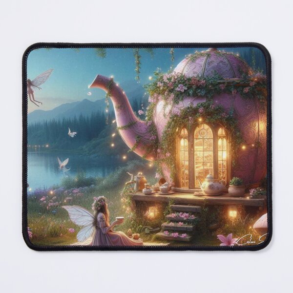 Item preview, Whimsical Fairy and Enchanting Teapot House designed and sold by CEnchantment.