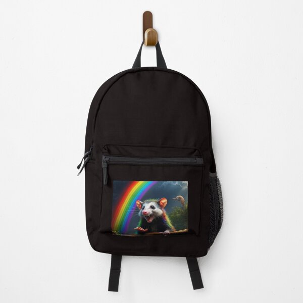 Item preview, A Nail-Biting Encounter: Opossum and the Malevolent Leprechaun designed and sold by Cloud-Cart.
