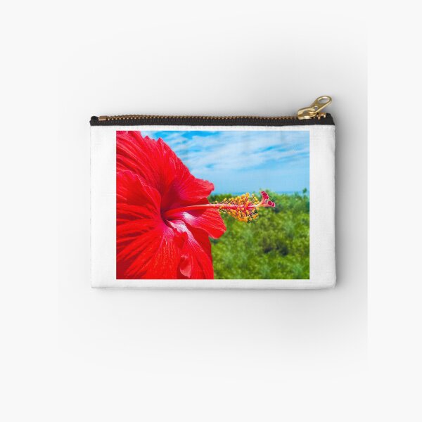 Item preview, Red Flower Photograph at the beach designed and sold by dddesignsnj.