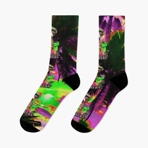 Item preview, It's 5 o'clock somewhere Tropical Parrot Cocktail Sunset Beach designed and sold by MindWave THC.