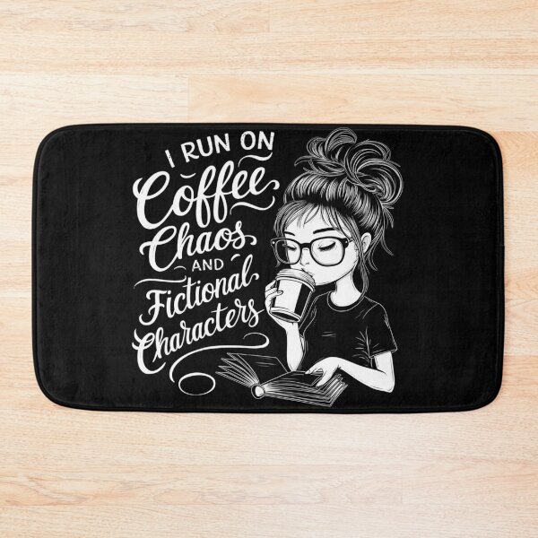 Item preview, I run on coffee, chaos, fictional character sticker  designed and sold by FlawlessDraft.