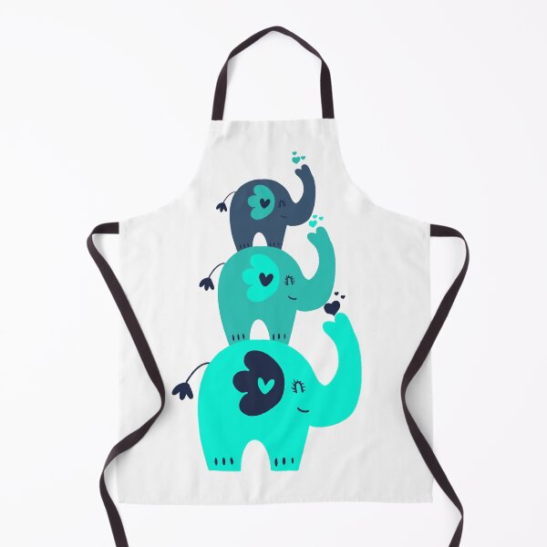 Item preview, Cute cartoon elephants stacked in a playfully manner. designed and sold by SimoesArtistry.