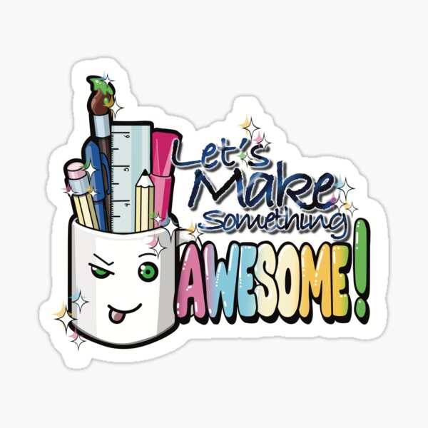 Item preview, Make Something Awesome! - creativity mug designed and sold by Bennet and Bird.