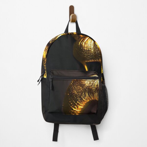 Item preview, Glittering golden lips on black background designed and sold by Jerhus.