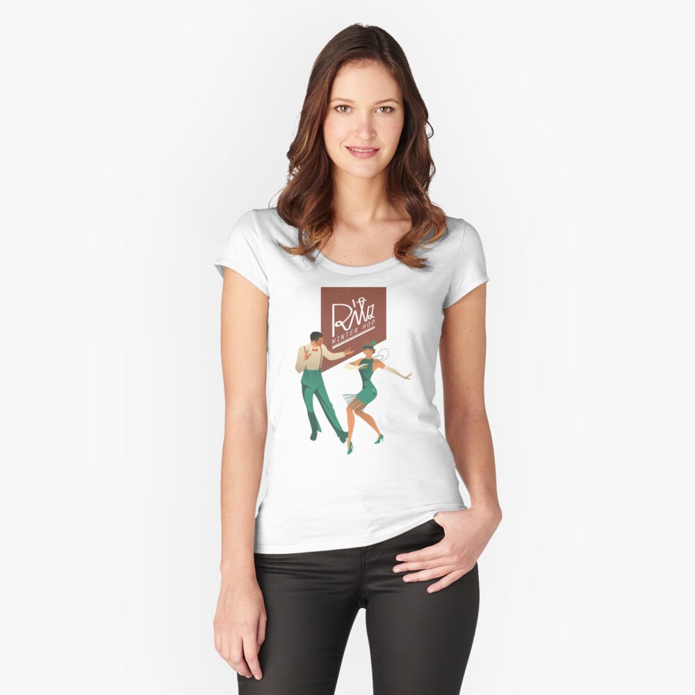 Item preview, Fitted Scoop T-Shirt designed and sold by ritzlindyhopper.