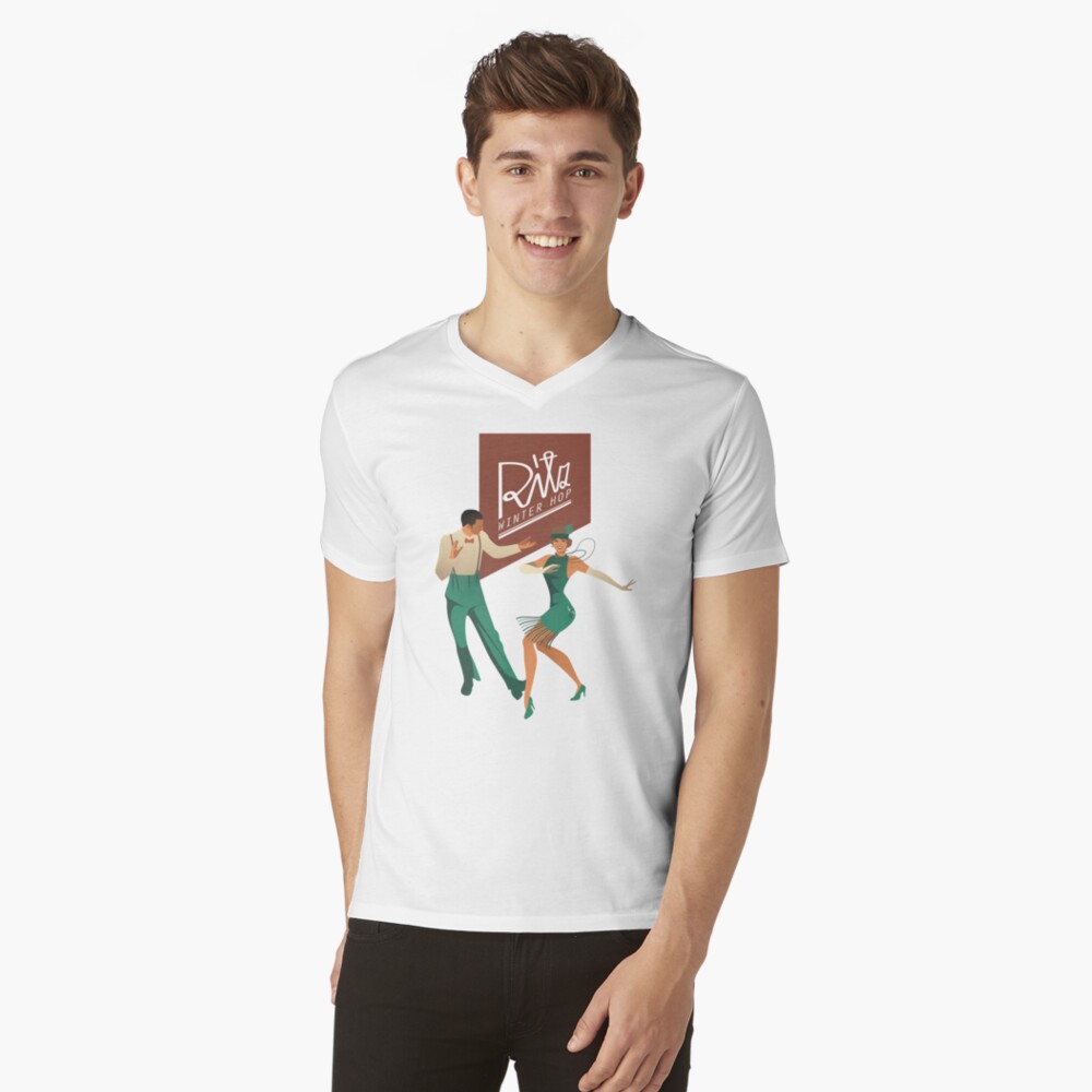 Item preview, V-Neck T-Shirt designed and sold by ritzlindyhopper.