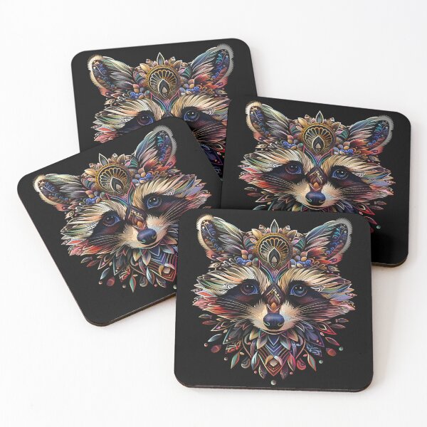 Item preview, Stylized Racoon designed and sold by HarmonyTheKoala.