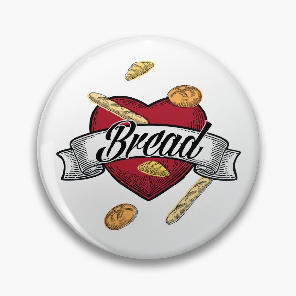 Item preview, I Heart Bread designed and sold by Holly Norine Design.