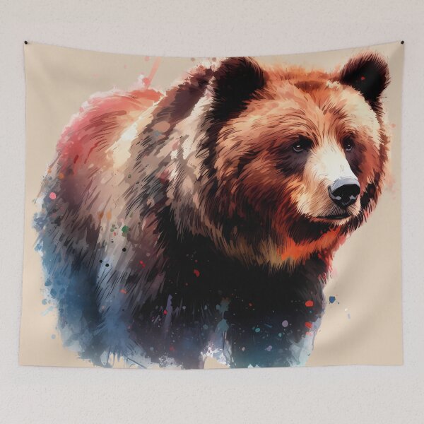 Artikelvorschau, Grizzly-Kunst Nr. 11 | Grizzly-Liebhaber entworfen und verkauft von ksgraphics222.