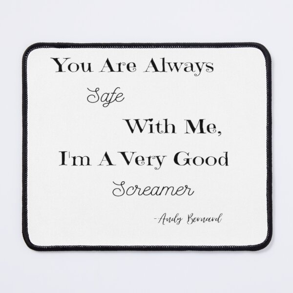 Item preview, Andy Bernard Quote Shirt designed and sold by ComiTEES.