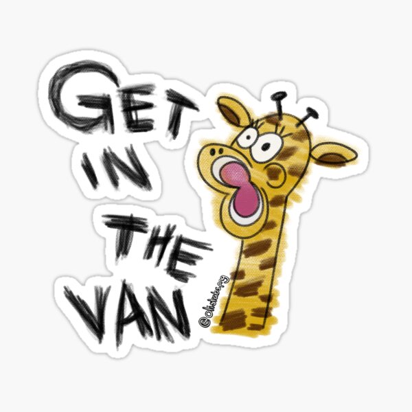 Item preview, Healthy Harold get in the van black text designed and sold by Olistabs.