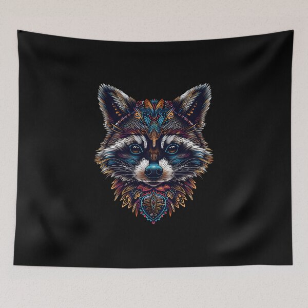 Item preview, Stylized Racoon designed and sold by HarmonyTheKoala.