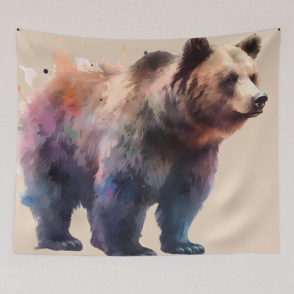 Artikelvorschau, Grizzly Art #2 | Grizzly-Liebhaber entworfen und verkauft von ksgraphics222.