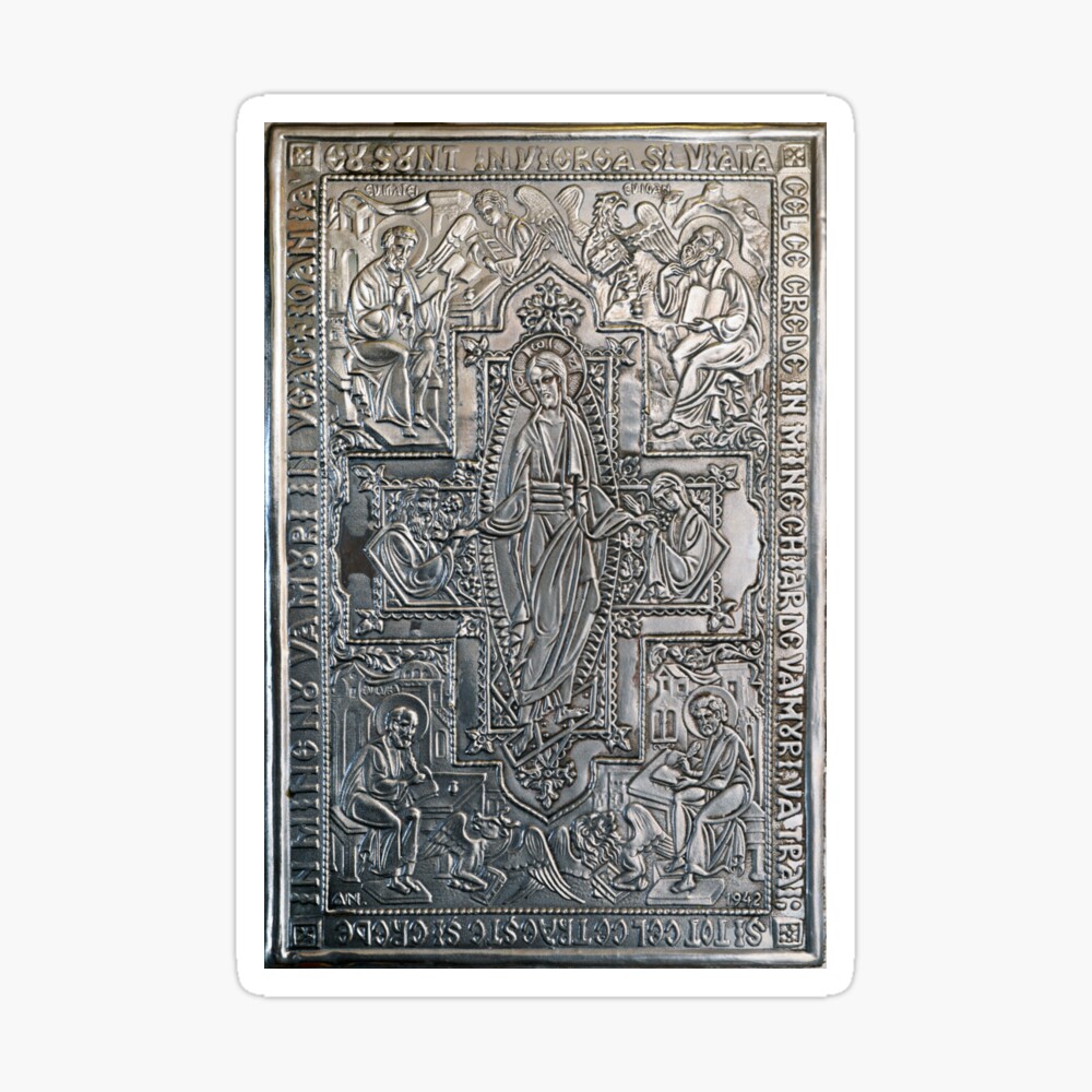 silver orthodox religious book metal decoration cover | iPhone Case