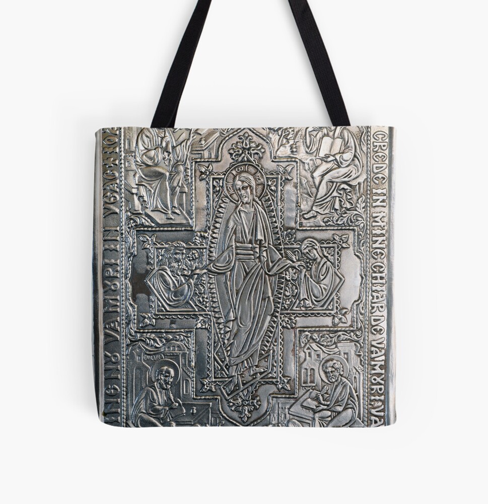 silver orthodox religious book metal decoration cover | iPhone Case