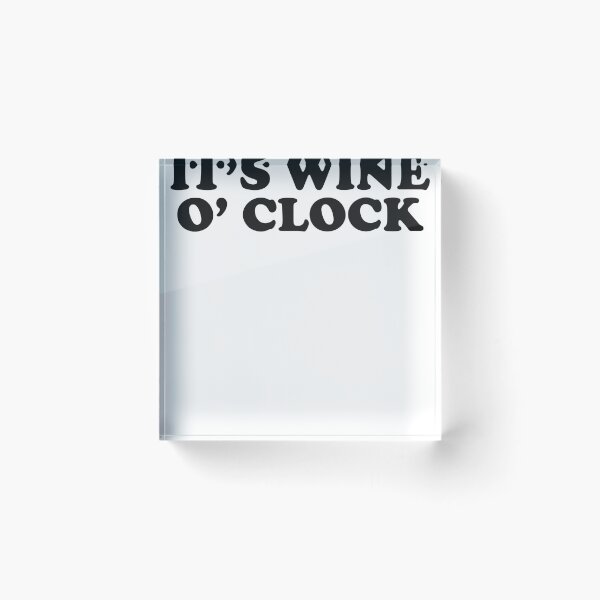 Item preview, Wine O'Clock ~ Drinks Cocktail Beer designed and sold by StrangeStreet.
