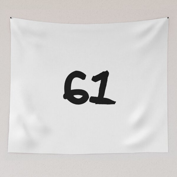 Item preview, 61, sixty-one, black, ninja designed and sold by Numbers-Art.