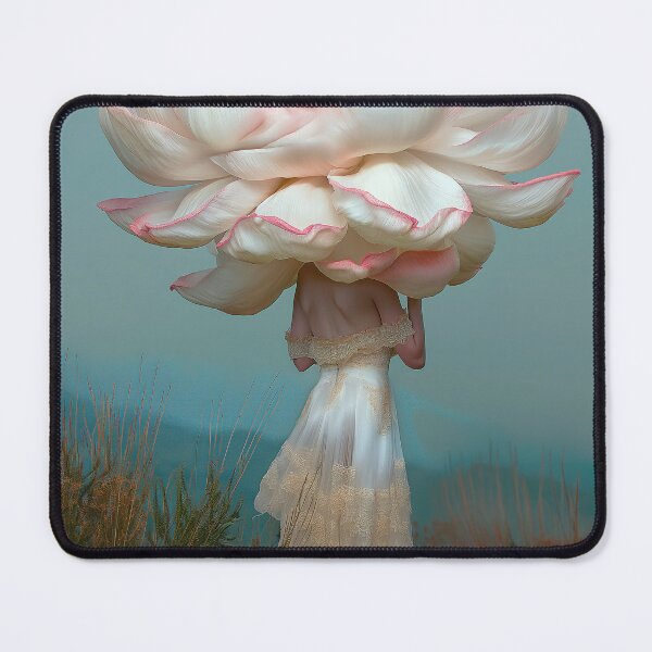 Item preview, "Surreal Flower Form: Elegant Woman" designed and sold by MacroArtHub.