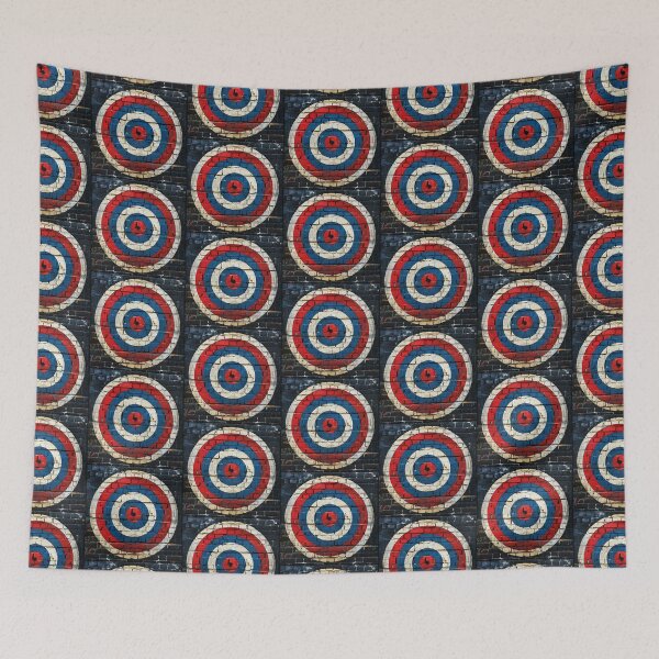 Item preview, Brickwork Abstract Classic Retro RAF mod roundel designed and sold by ModSupporters.