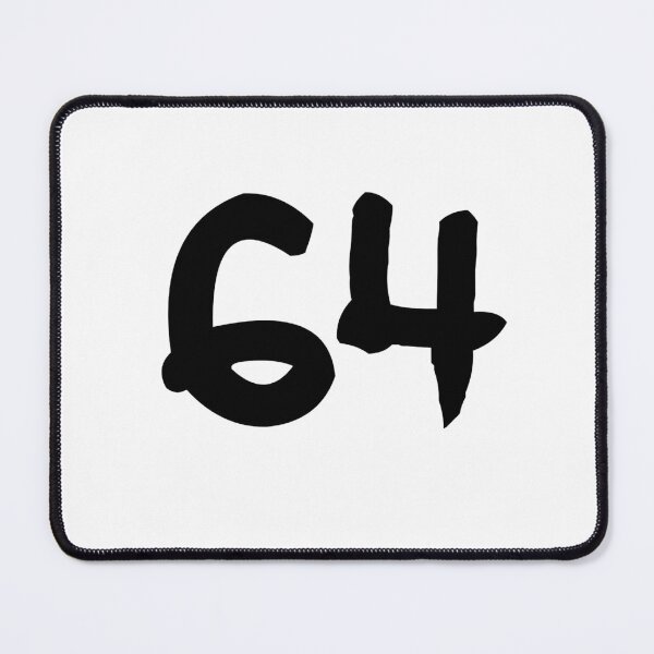 Item preview, 64, sixty-four, black, ninja designed and sold by Numbers-Art.