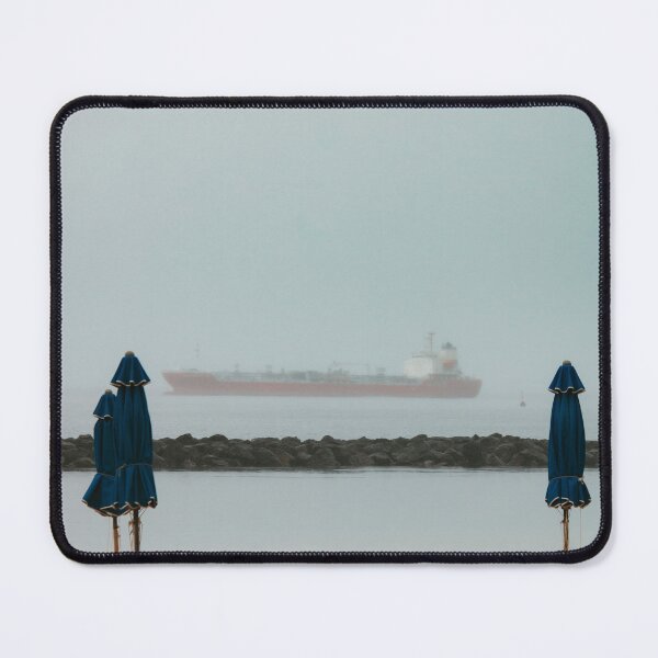 Item preview, Foggy beach morning designed and sold by rhosbahu.