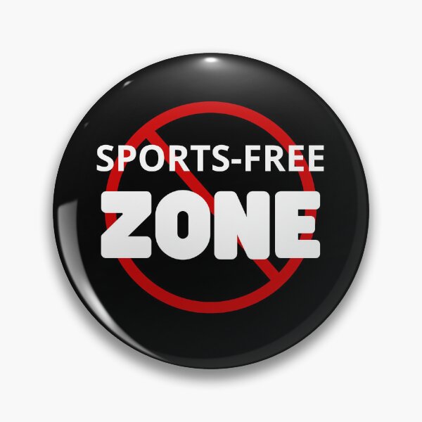 Item preview, Sports-free Zone antisport rhetoric designed and sold by alczar.