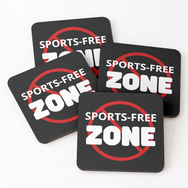 Item preview, Sports-free Zone antisport rhetoric designed and sold by alczar.