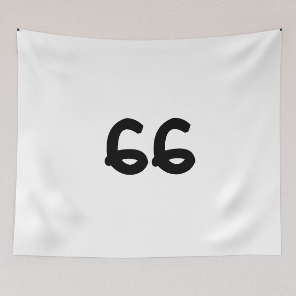 Item preview, 66, sixty-six, black, ninja designed and sold by Numbers-Art.