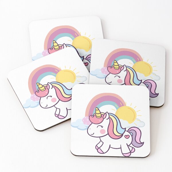 Item preview, Unicorn and Rainbow Clouds: Whimsical Dreamscape designed and sold by WITCHAYA$$.
