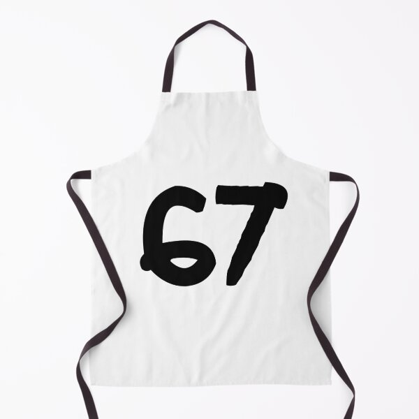 Item preview, 67, sixty-seven, black, ninja designed and sold by Numbers-Art.