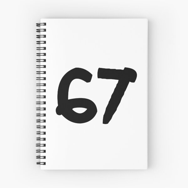 Item preview, 67, sixty-seven, black, ninja designed and sold by Numbers-Art.