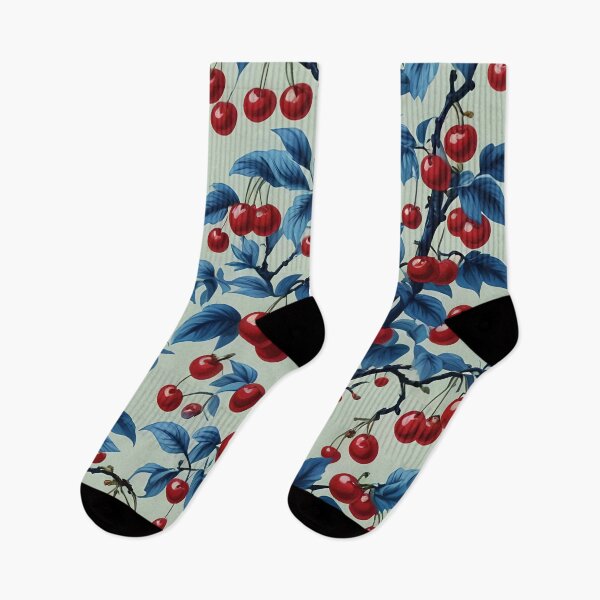 Item preview, Cherries Blue Willow designed and sold by SoniaSarkali.