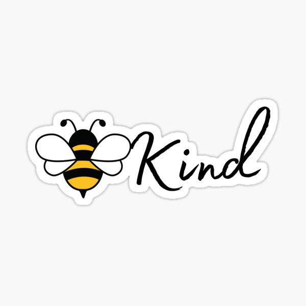 Item preview, Bee Kind sticker, funny sticker for honey lover  designed and sold by Noniin.