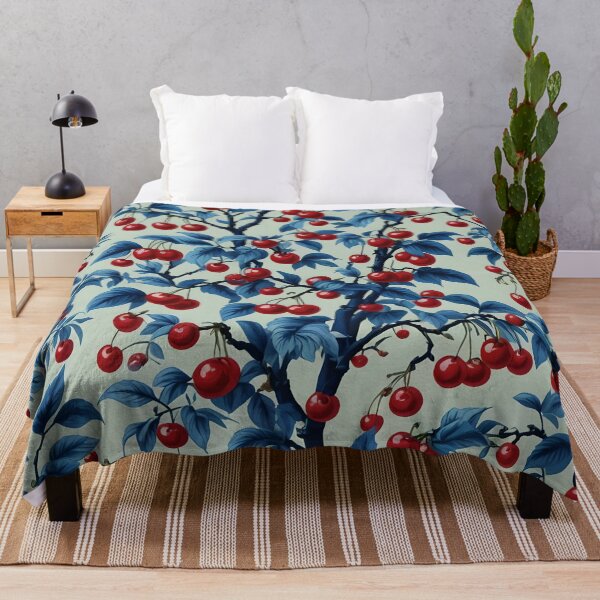 Item preview, Cherries Blue Willow designed and sold by SoniaSarkali.
