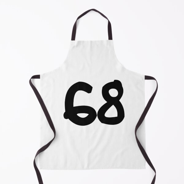 Item preview, 68, sixty-eight, black, ninja designed and sold by Numbers-Art.