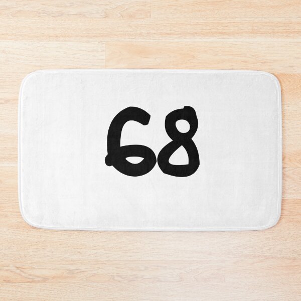 Item preview, 68, sixty-eight, black, ninja designed and sold by Numbers-Art.