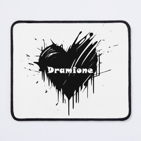 Item preview, Dramione black heart splash art designed and sold by EmeraldeaArt.