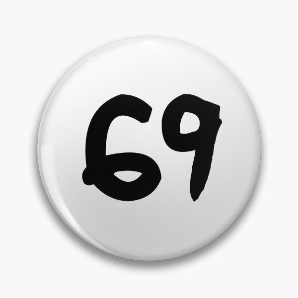 Item preview, 69, sixty-nine, black, ninja designed and sold by Numbers-Art.