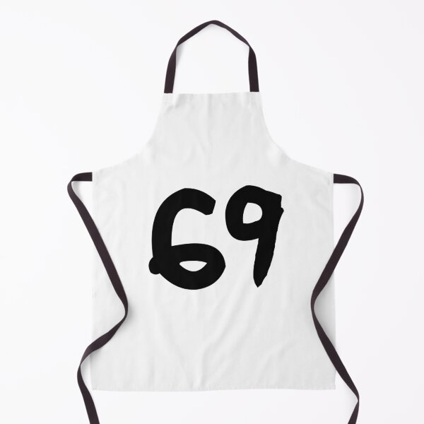 Item preview, 69, sixty-nine, black, ninja designed and sold by Numbers-Art.