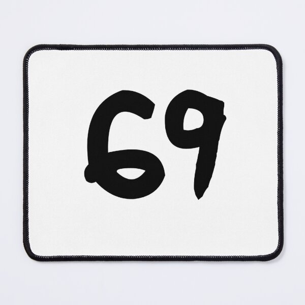 Item preview, 69, sixty-nine, black, ninja designed and sold by Numbers-Art.
